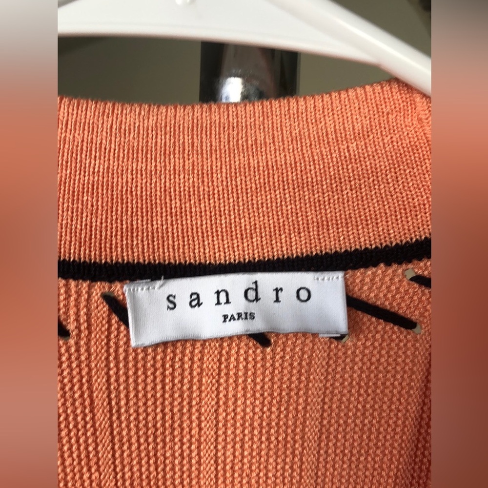 Beautiful cardigan in salmon color